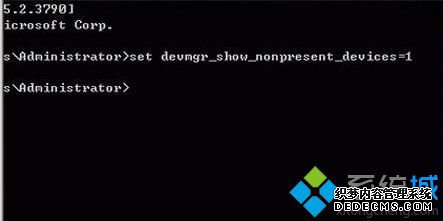 set devmgr_show_nonpresent_devices=1