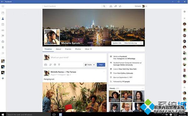 Win10 UWP桶Facebookv4.0Win10 PC