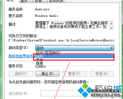 启动类型