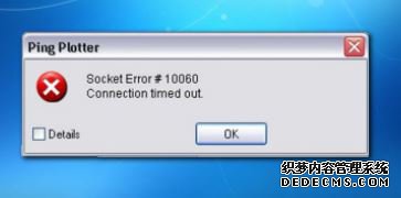 ʾsocket error #10060 ν