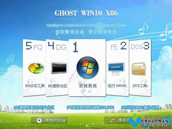 ghost win10 x8632λٷȫ