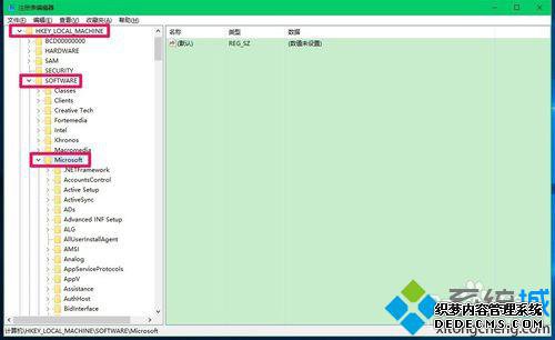 չHKEY_Local_MACHINE\Software\Microsoft