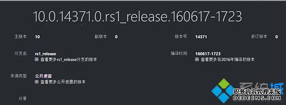 Win10 Build 14371
