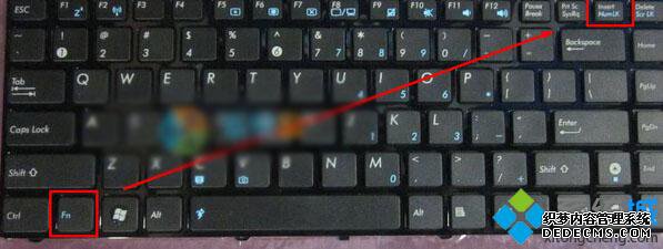 华硕笔记本数字切换 华硕笔记本数字切换