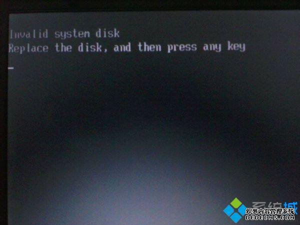 װwin7ϵͳInvalid system diskν