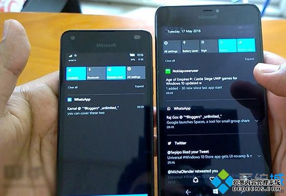 Win10 Mobile 14342ھ֪ͨӭò
