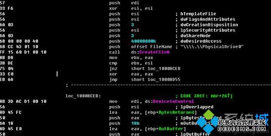 写磁盘引导区 写磁盘引导区