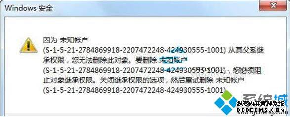win7ϵͳɾδ֪˻ϸ