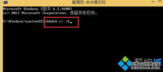 룺chkdsk c: /f