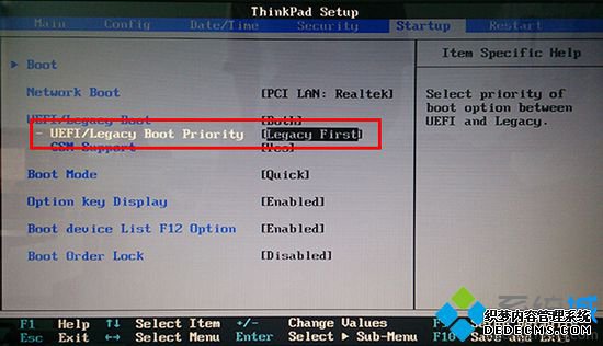 ThinkpadʼǱװϵͳʱ޷UEFIPEν6