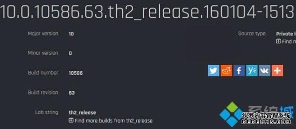 µWin10شTH2汾ع⣺汾Ϊ10586.63