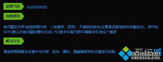 Win10ϵͳʾ0x00000050ֽ