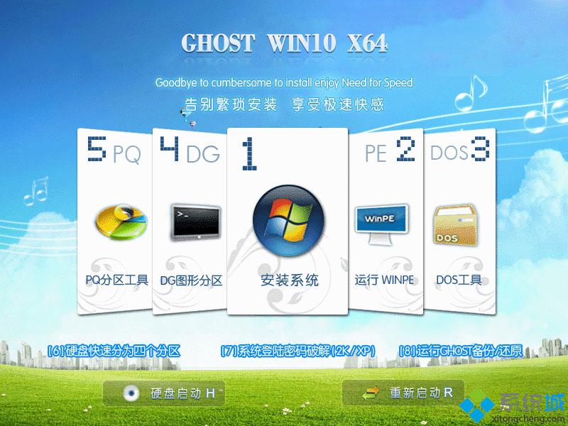 ghost win10 x64官方优化版安装部署图
